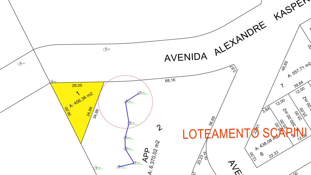 Terreno Lote 01 Quadra 01 – Av. Alexandre Kasper, Loteamento Scapini
