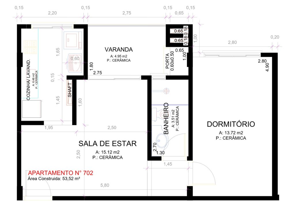 Apartamento 702 Edifício Vento Minuano